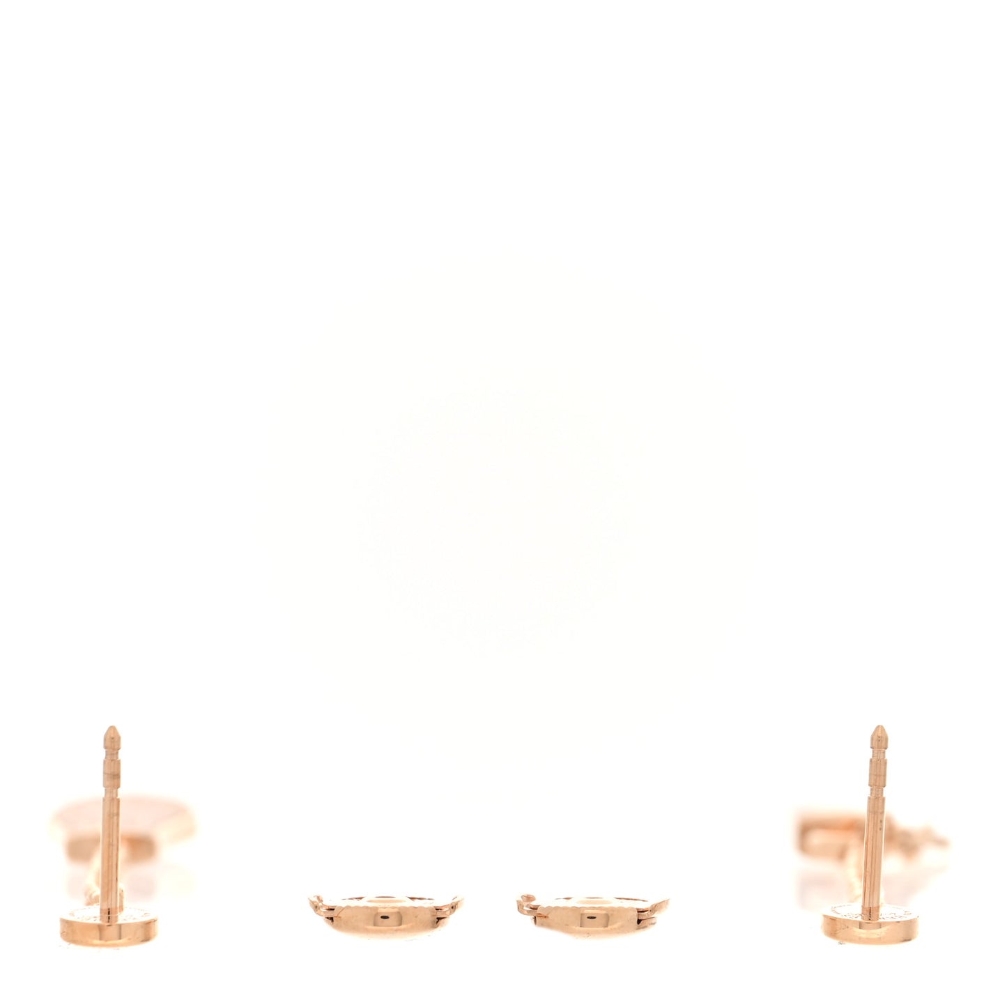 18K Rose Gold Diamond Kelly Clochette Drop Earrings