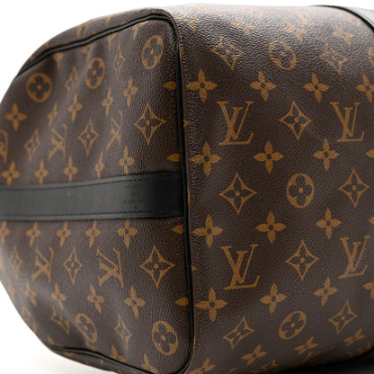 Louis Vuitton Monogram Macassar Keepall Bandouliere 45 6 of 8