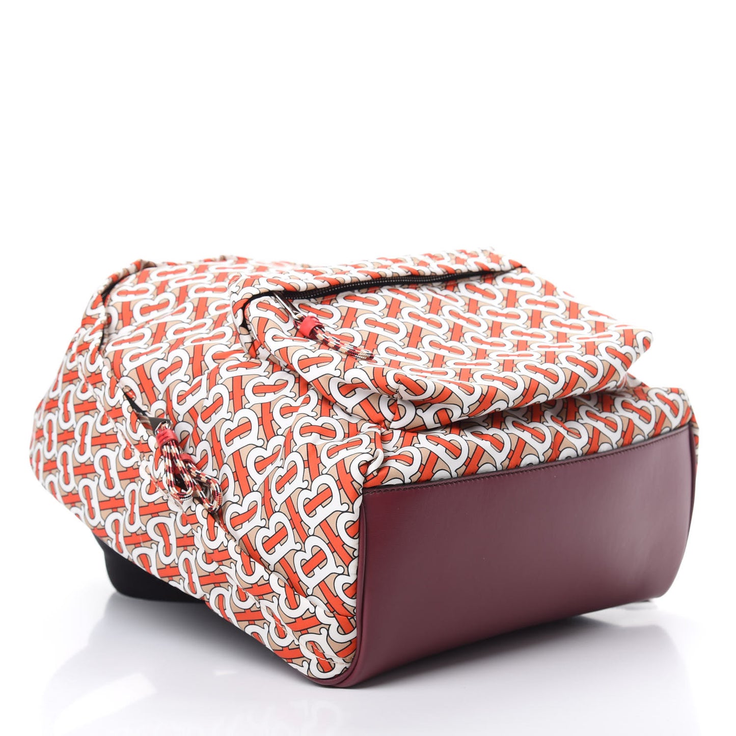 Nylon Monogram Backpack Vermillion