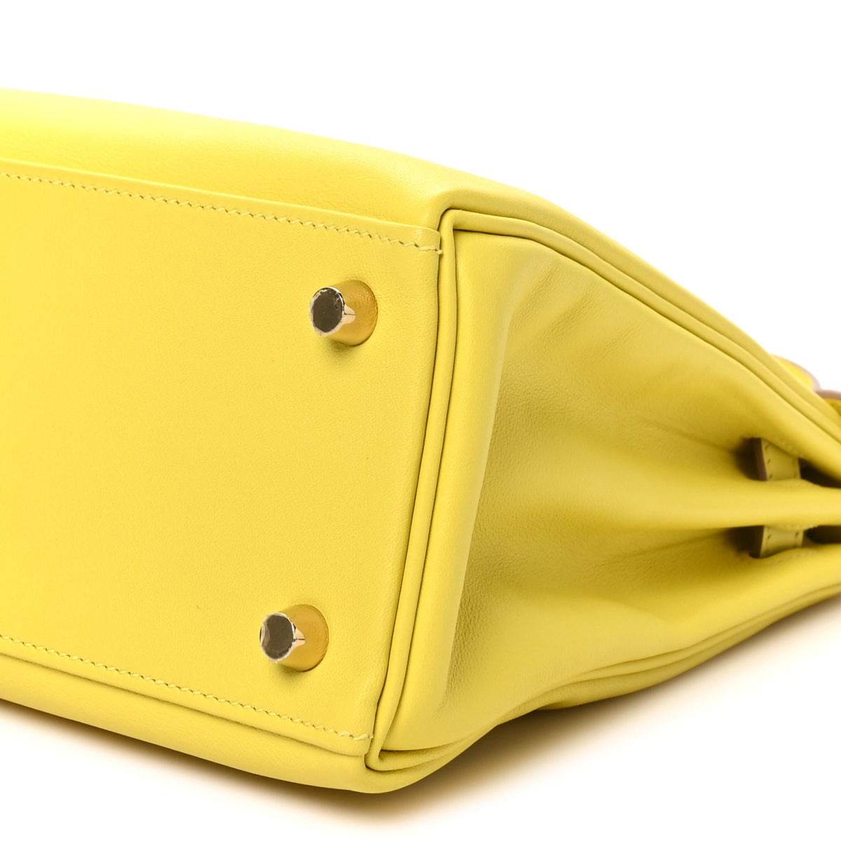 Hermes Swift Kelly Retourne 25 Lime 10 of 10