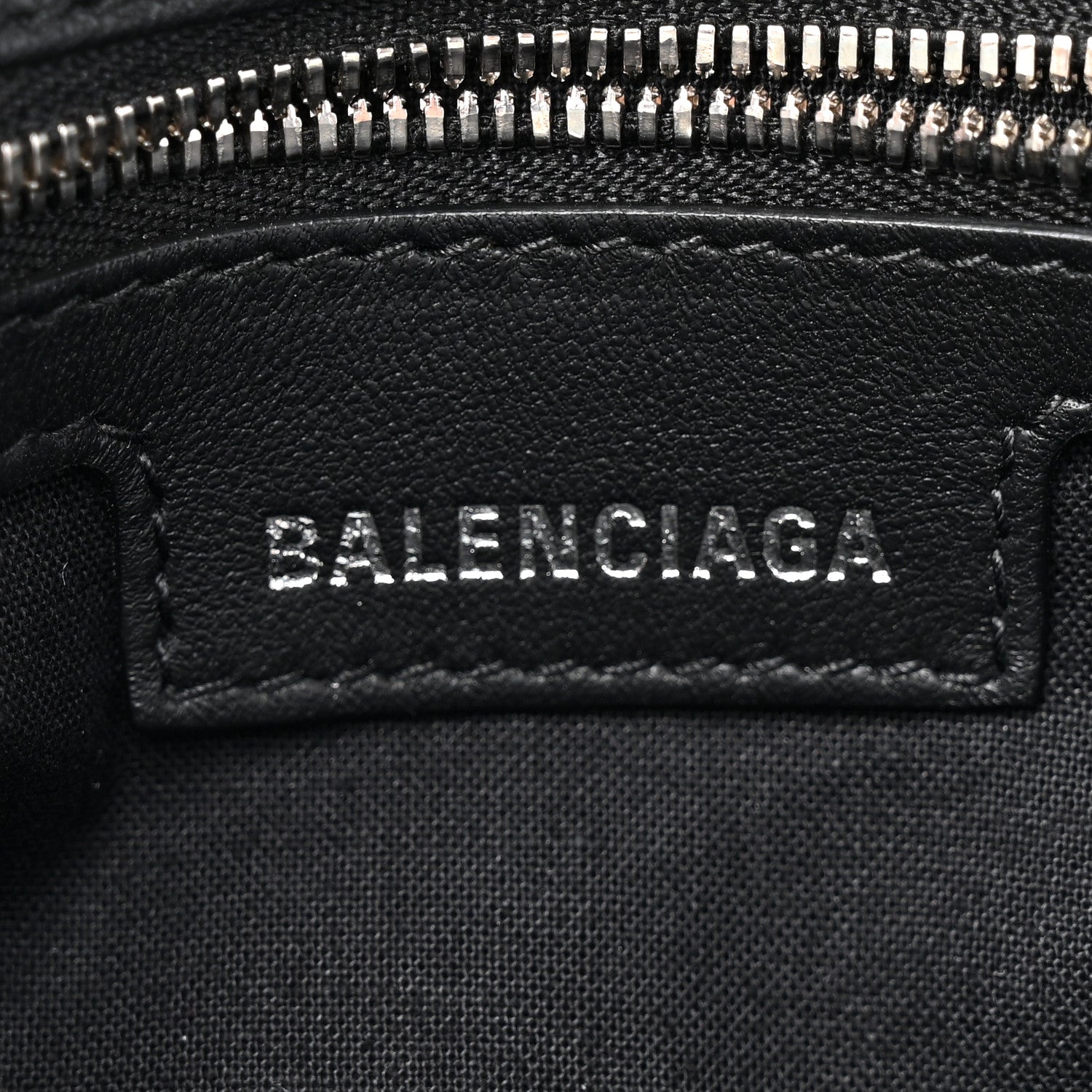 Balenciaga Washed Frayed Denim Crystal Neo Cagole Handbag XS Blue 7 of 11