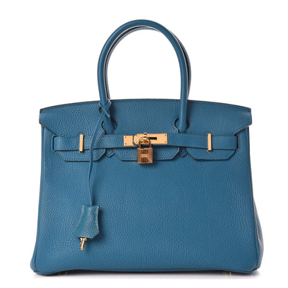 Hermes Togo Birkin 30 Bleu De Galice 1 of 43