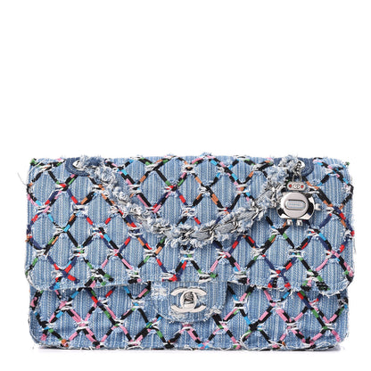 Chanel Woven Denim Medium Flap Multicolor 1 of 11