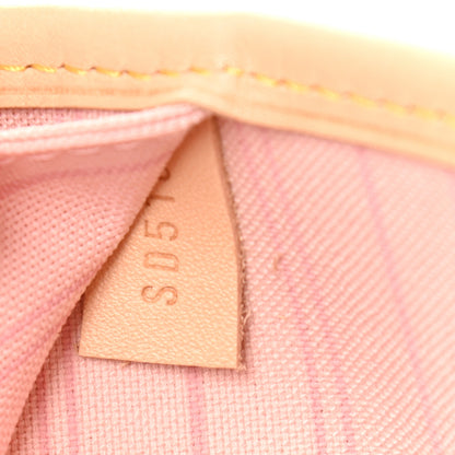 Louis Vuitton Damier Azur Neo Neverfull MM Rose Ballerine 7 of 9