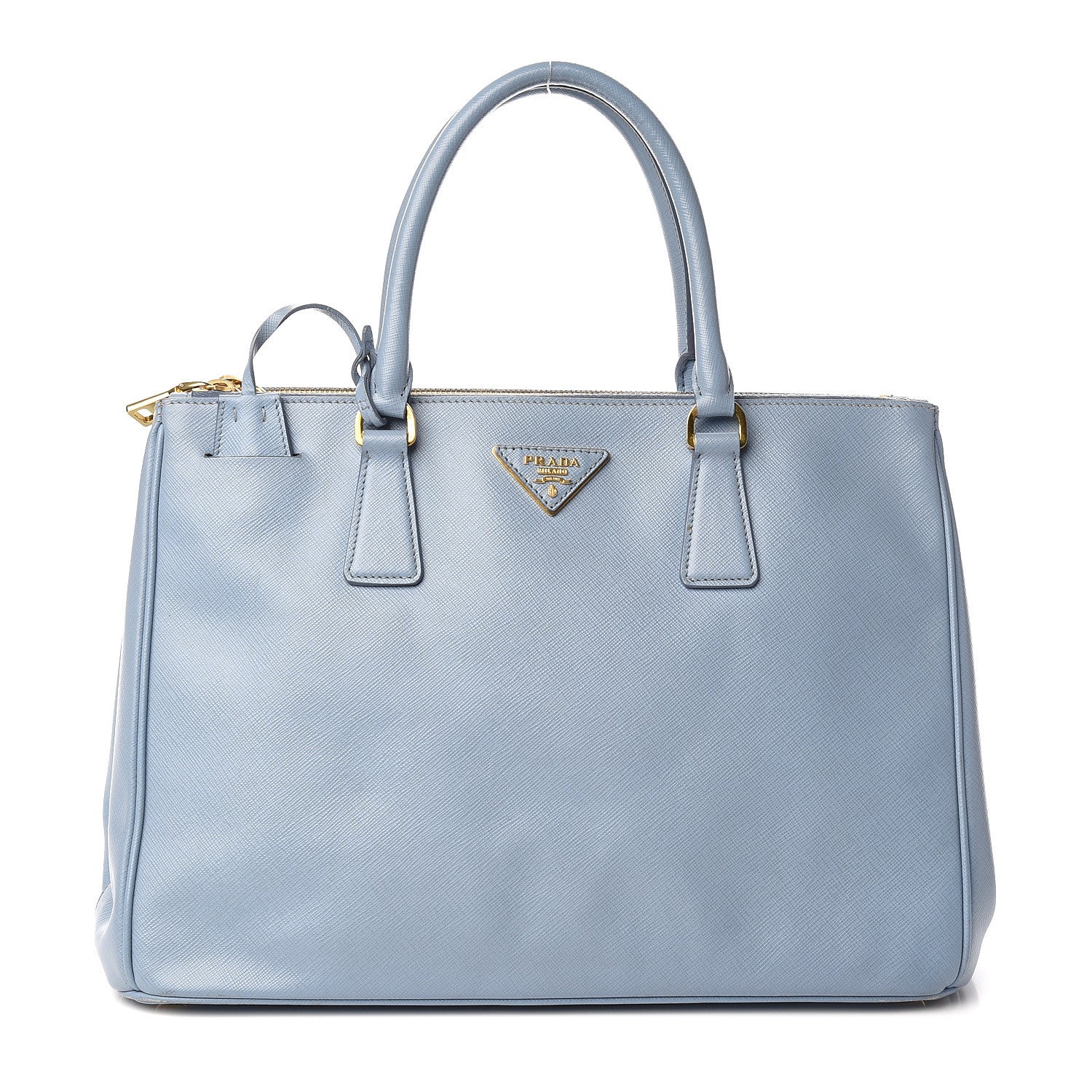 Prada Saffiano Medium Galleria Double Zip Tote Aviazione 1 of 20