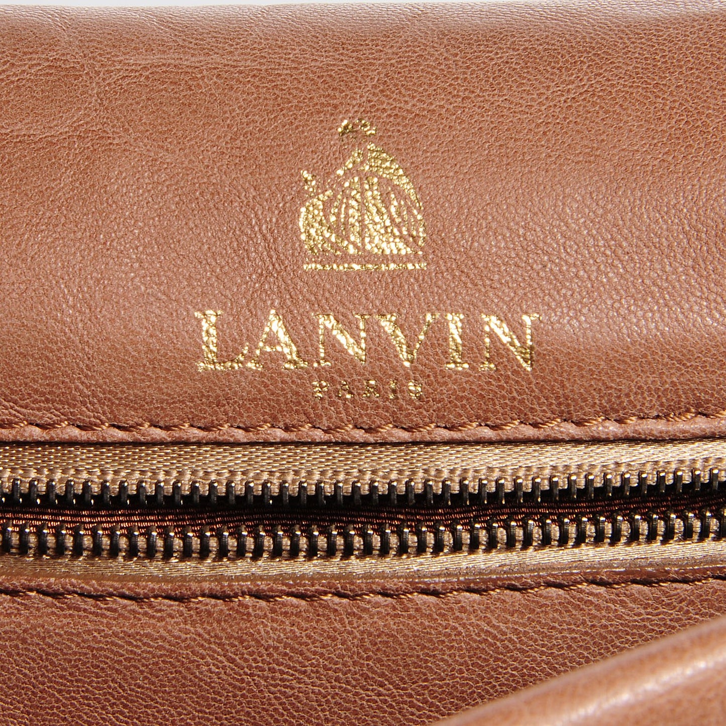Lambskin Quilted Medium Happy Shoulder Bag Mastic