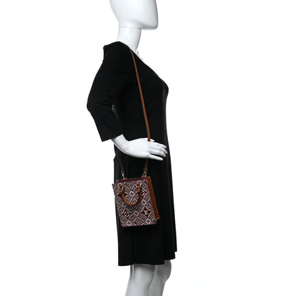 Louis Vuitton Jacquard Since 1854 Petit Sac Plat Bordeaux 2 of 8