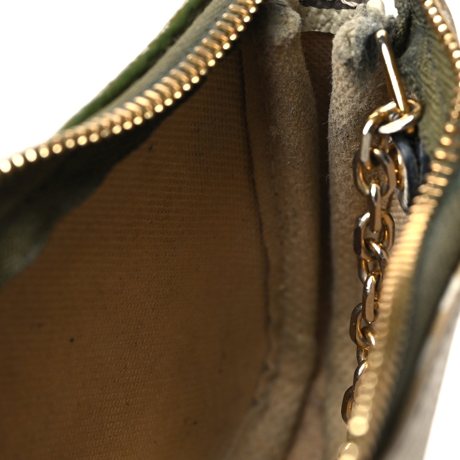 Louis Vuitton Monogram Giant Micro Pochette Accessories Kaki White 10 of 11