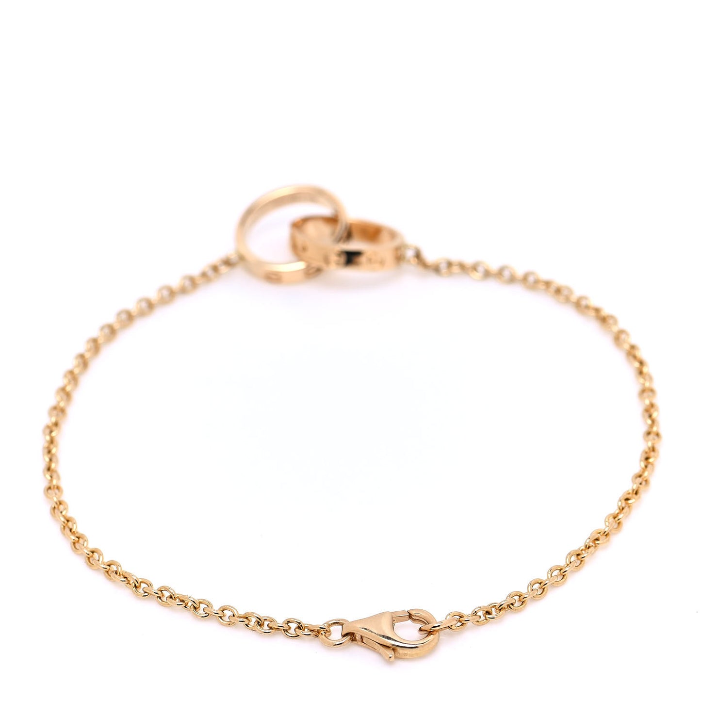18K Yellow Gold Interlocking LOVE Bracelet