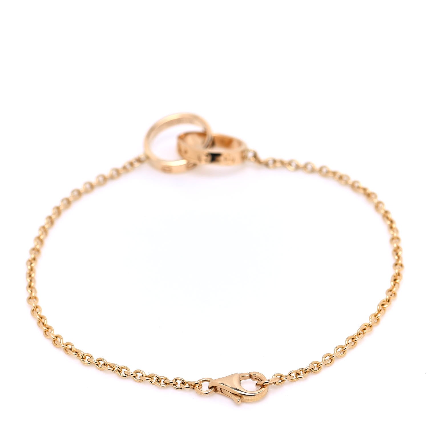 Cartier 18K Yellow Gold Interlocking LOVE Bracelet 3 of 5