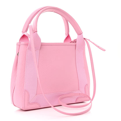 Balenciaga Calfskin Navy Cabas XS Candy Pink White 4 of 10