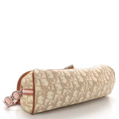 Christian Dior Monogram Romantique Trotter Flap Bag Beige Rose Clair 4 of 12