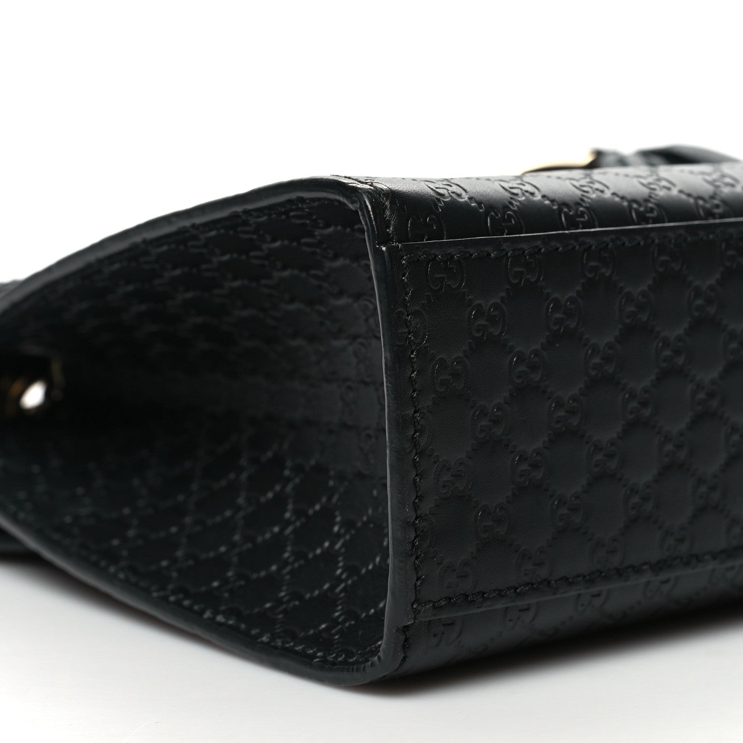 Gucci Microguccissima Medium Emily Chain Shoulder Bag Black 10 of 13