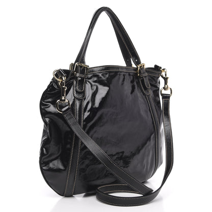 Gucci Dialux Medium Britt Tote Black 3 of 13
