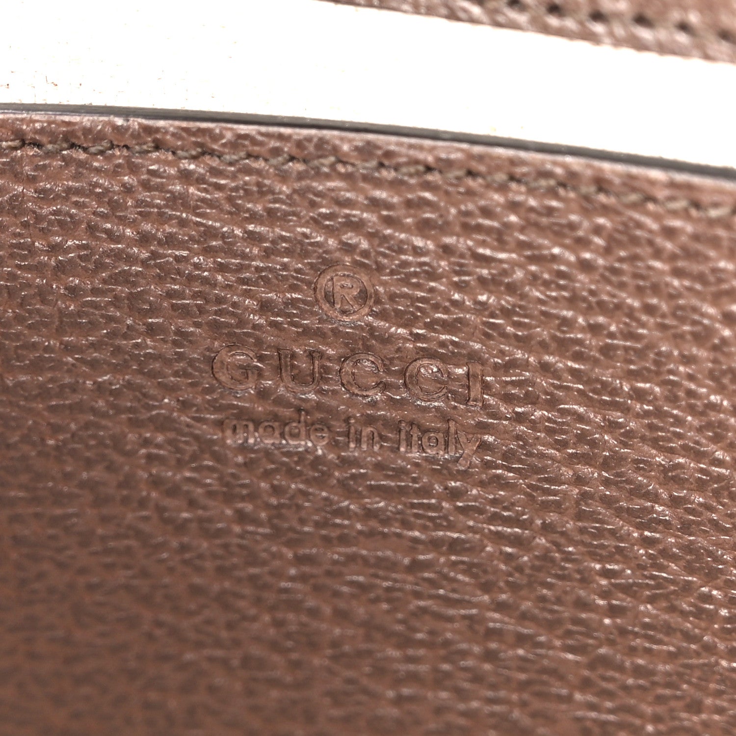 Gucci GG Supreme Monogram Textured Dollar Calfskin Small Ophidia Hobo Beige Ebony New Acero 6 of 11