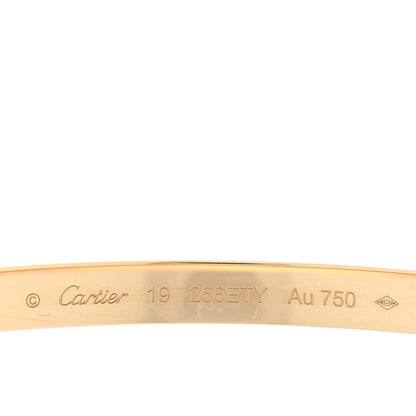 Cartier 18K Yellow Gold Small LOVE Bracelet 19 3 of 6