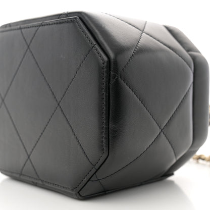 Chanel Lambskin Quilted Vendome Case Black 10 of 10
