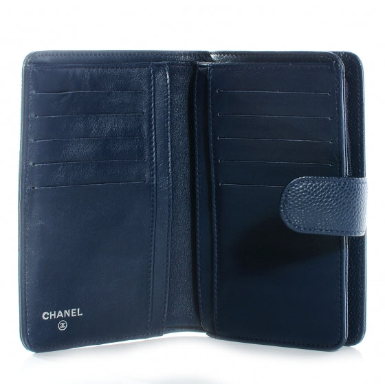Caviar CC French Wallet Navy
