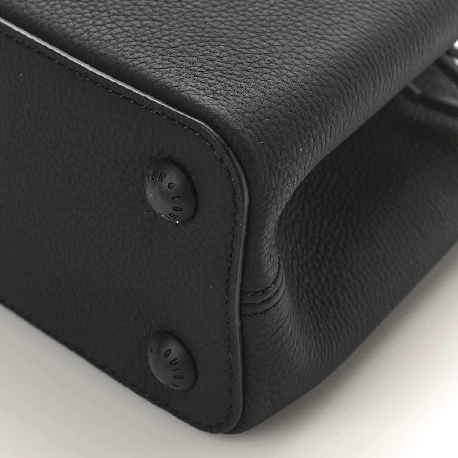 Louis Vuitton Taurillon Capucines East West MM Matte Black 8 of 8