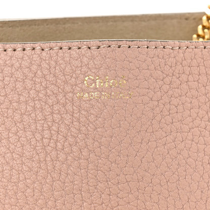 Chloe Grained Lambskin Drew Shoulder Bag Cement Pink 5 of 12