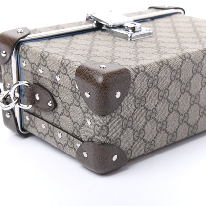 Gucci GG Supreme Monogram Globe-Trotter Beauty Case Brown 7 of 9