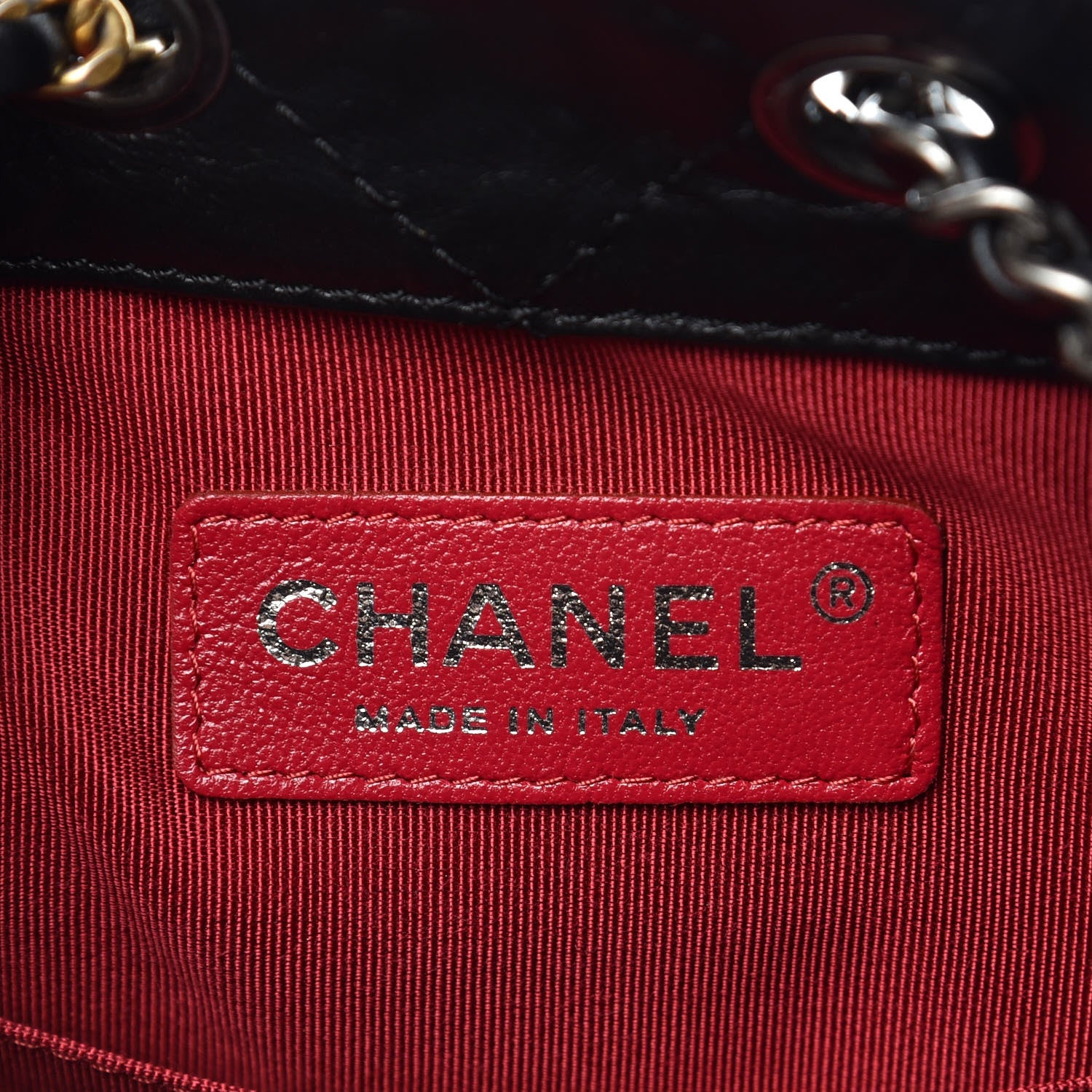 Chanel Aged Calfskin Quilted Small Gabrielle Backpack Black 6 of 7