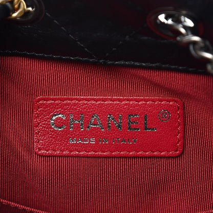 Chanel Aged Calfskin Quilted Small Gabrielle Backpack Black 6 of 7