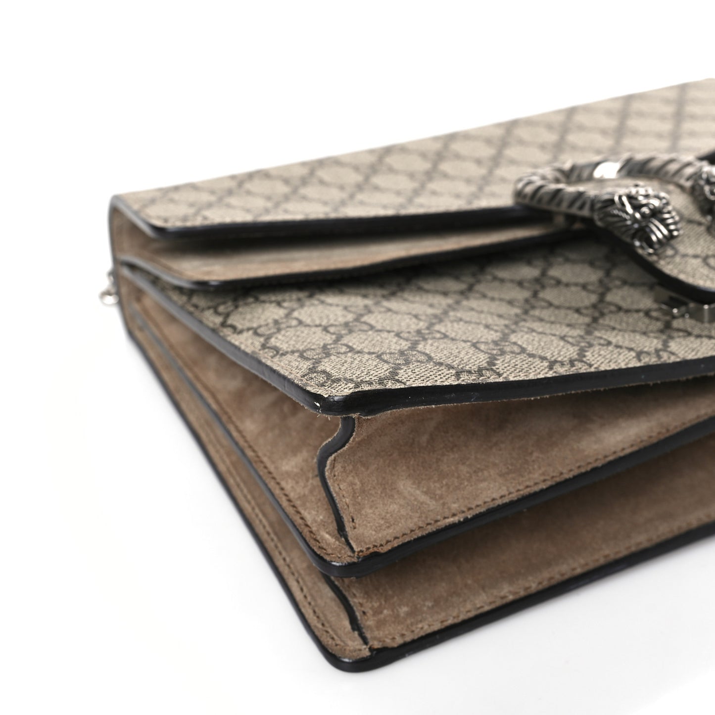 GG Supreme Monogram Medium Dionysus Shoulder Bag Taupe