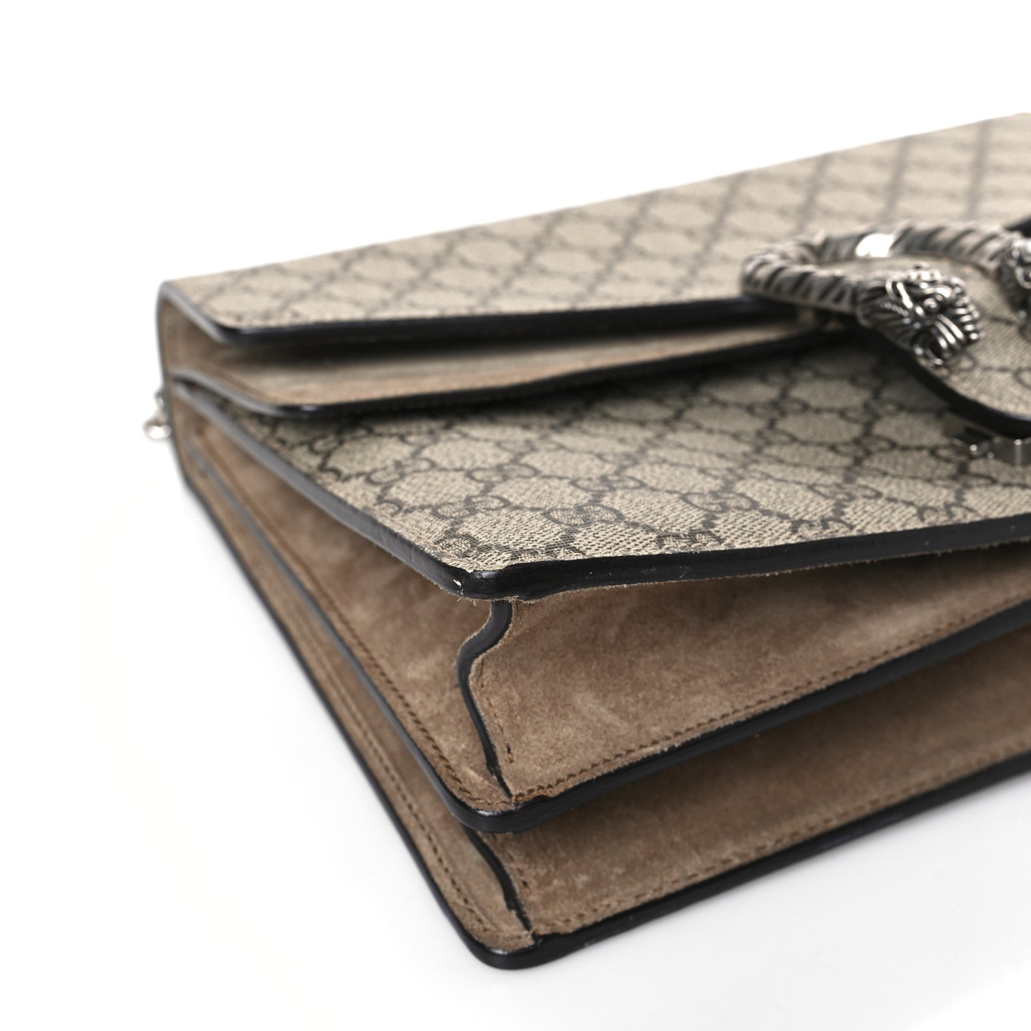 Gucci GG Supreme Monogram Medium Dionysus Shoulder Bag Taupe 7 of 9