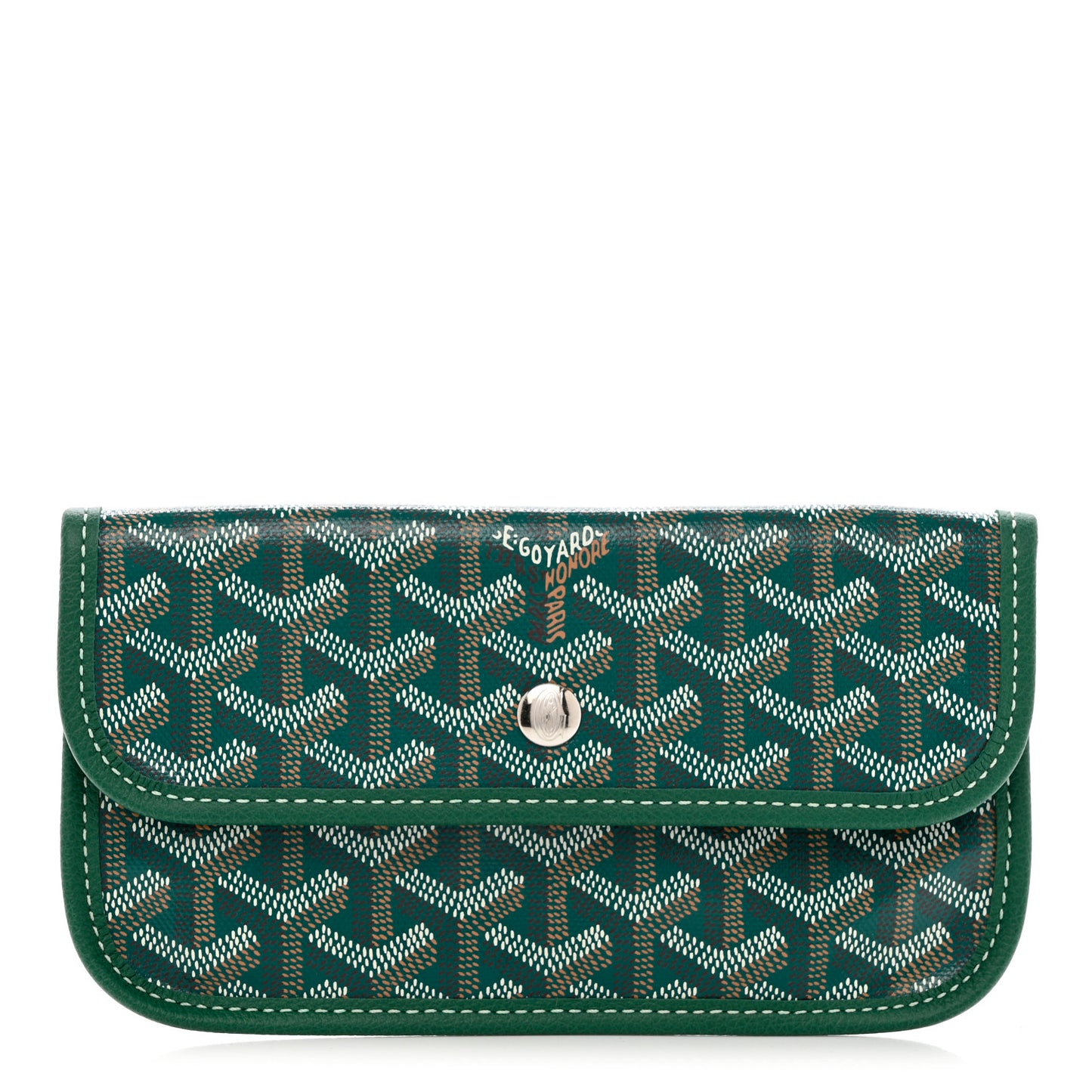 Goyardine Pouch Green