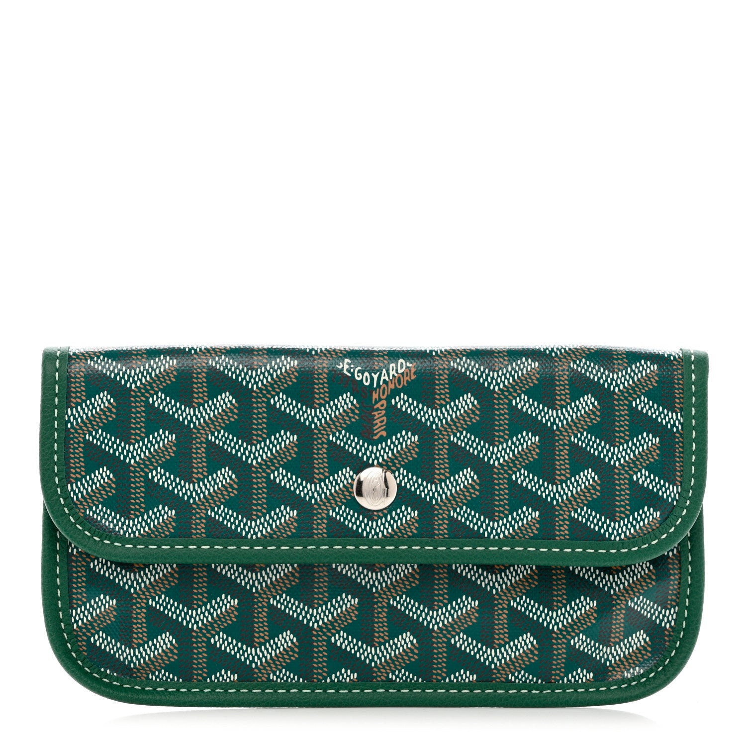 Goyard Goyardine Pouch Green 1 of 6