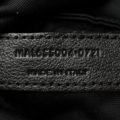 Saint Laurent Metallic Lambskin Quilted Sade Puffer Envelope Clutch New Azalea 7 of 9