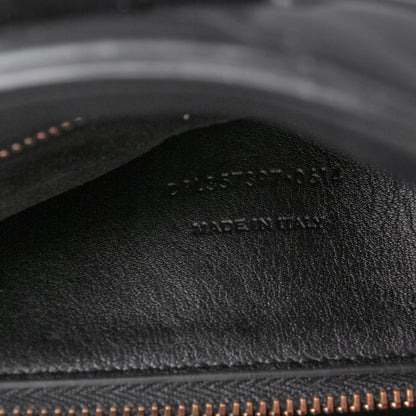 Saint Laurent Calfskin Matelasse Chevron Small Monogram Cabas Black 7 of 7