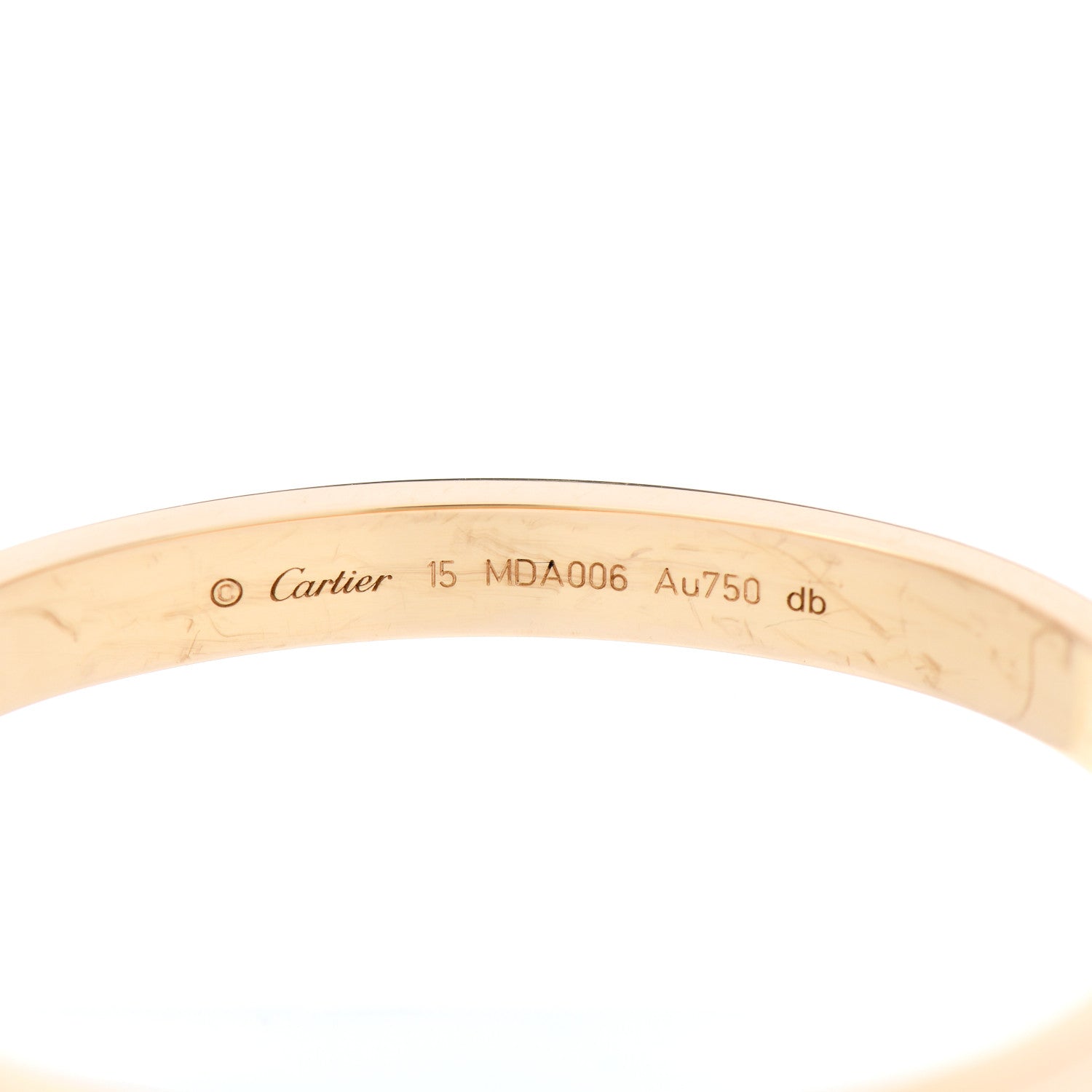 Cartier 18K Yellow Gold LOVE Bracelet 15 4 of 6