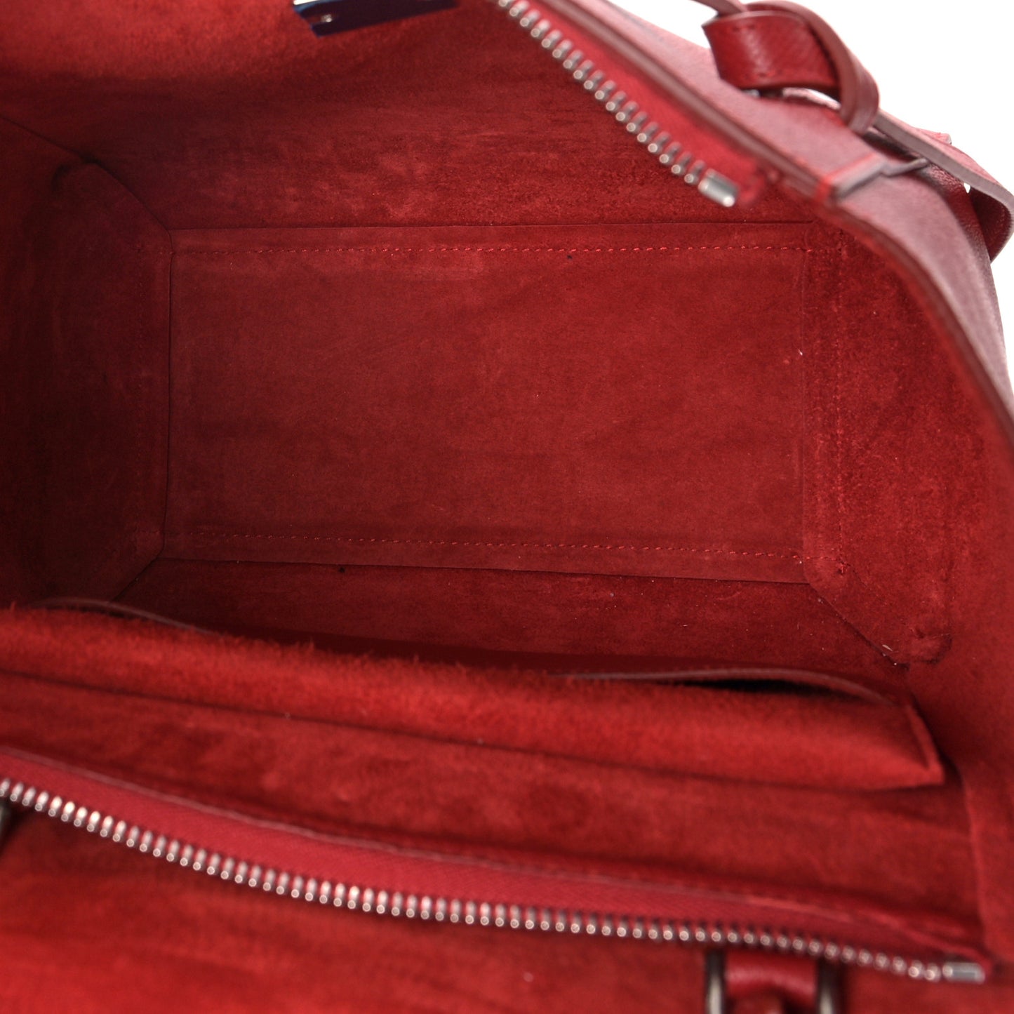 Baby Grained Calfskin Micro Belt Bag Coquelicot