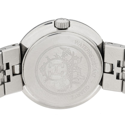 Hermes Stainless Steel 24mm Clipper Quartz Watch Gold 4 of 4