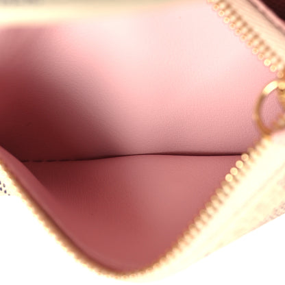 Louis Vuitton Damier Azur Rosalie Coin Purse Rose Ballerine 6 of 9
