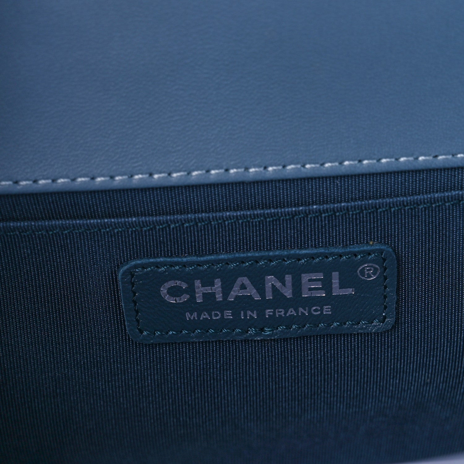 Chanel Lambskin Quilted Medium Boy Flap Light Blue 5 of 8