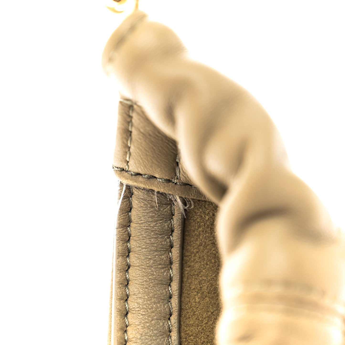 Nappa Small Squeeze Bag Clay Green