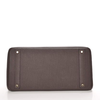 Hermes Togo Birkin 40 Chocolate 6 of 29