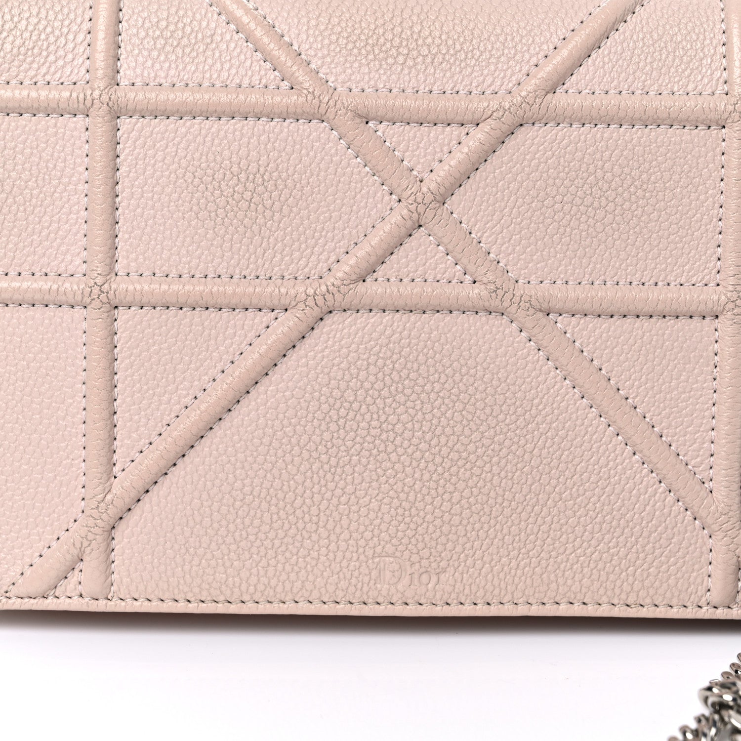 Christian Dior Grained Calfskin Diorama Wallet on Chain Pouch Rose Poudre 23 of 23
