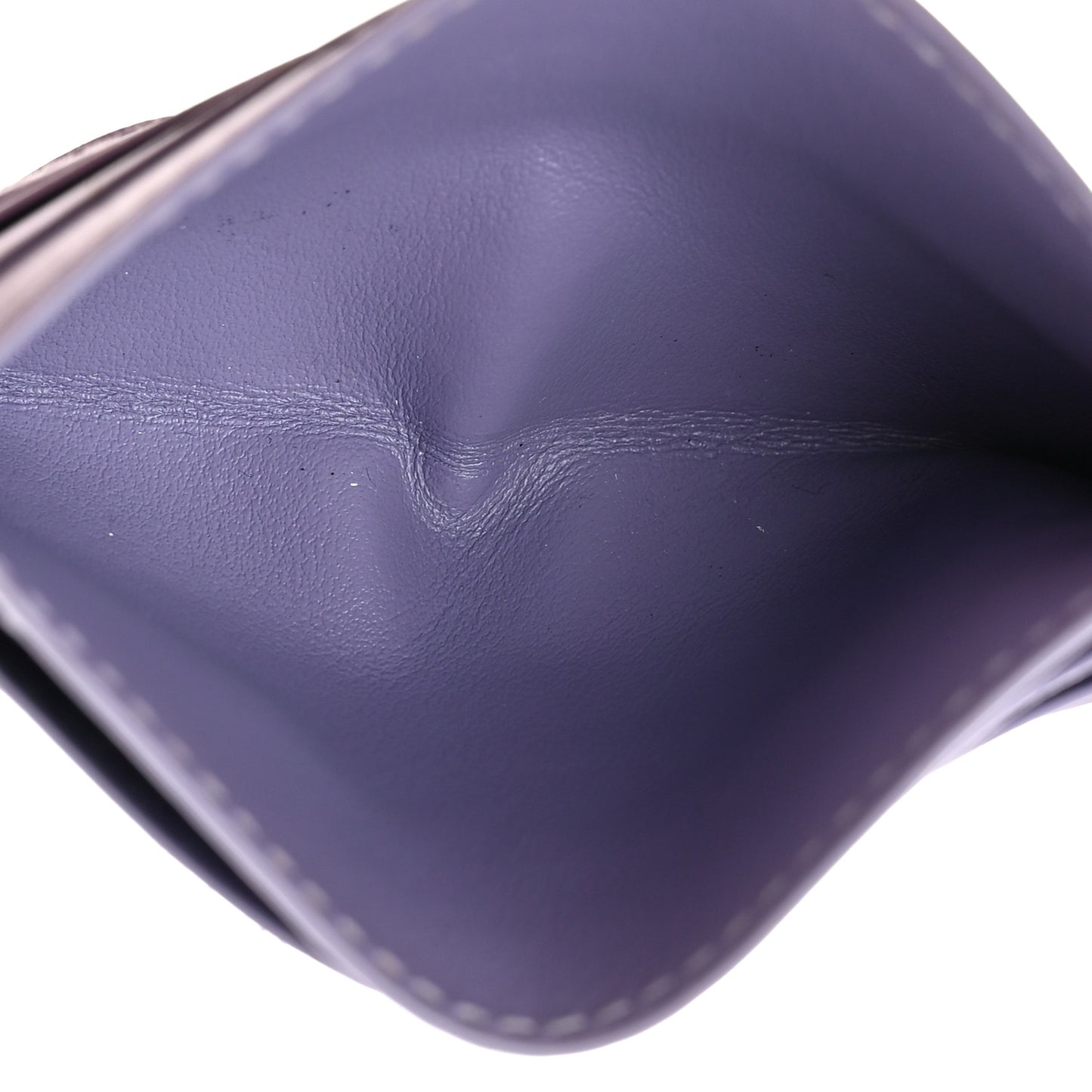 Nappa Intrecciato Card Holder Purple