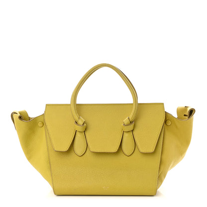 Celine Crisped Calfskin Mini Tie Knot Tote Chartreuse 1 of 16