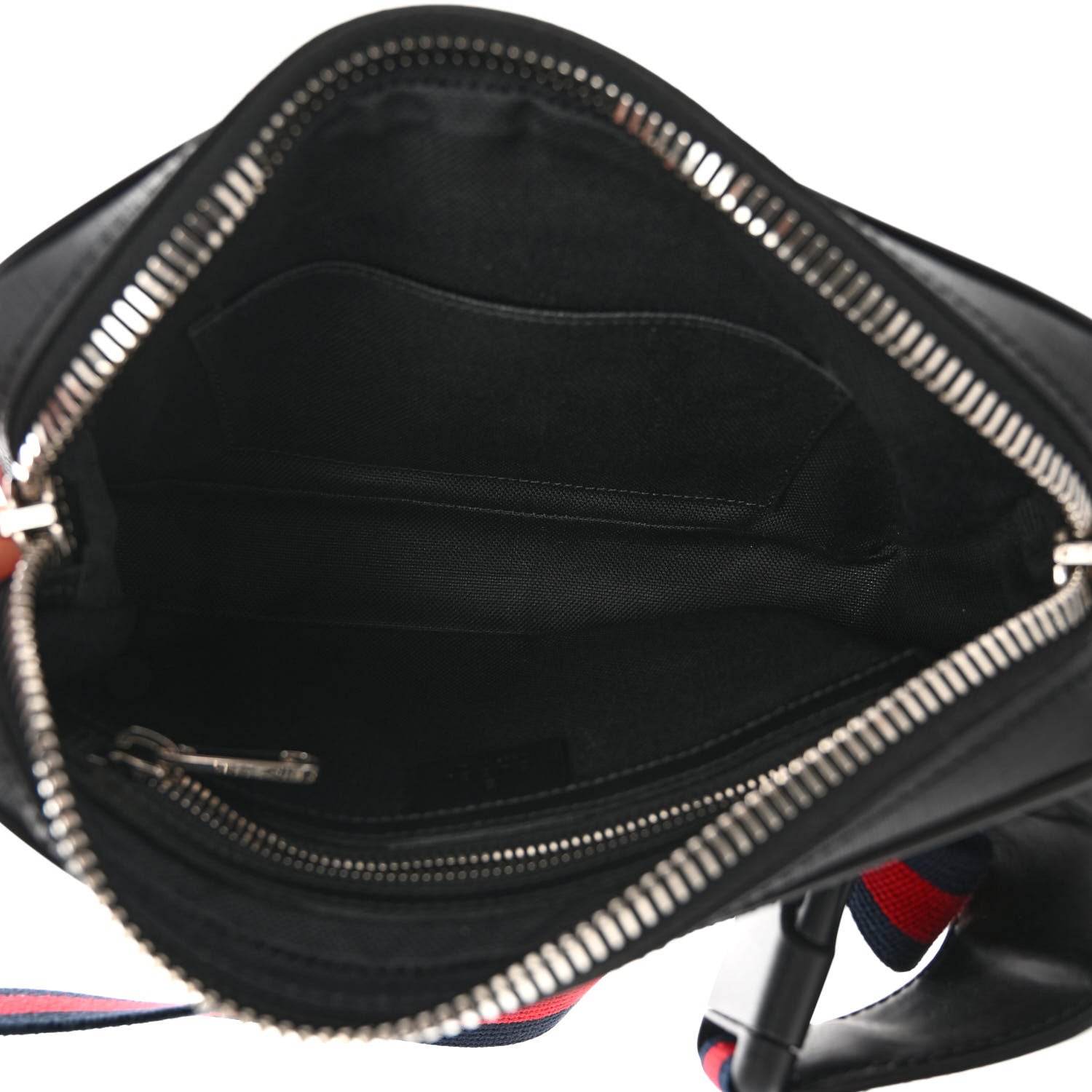 Gucci Soft GG Supreme Monogram Web Belt Bag Black Grey 5 of 10