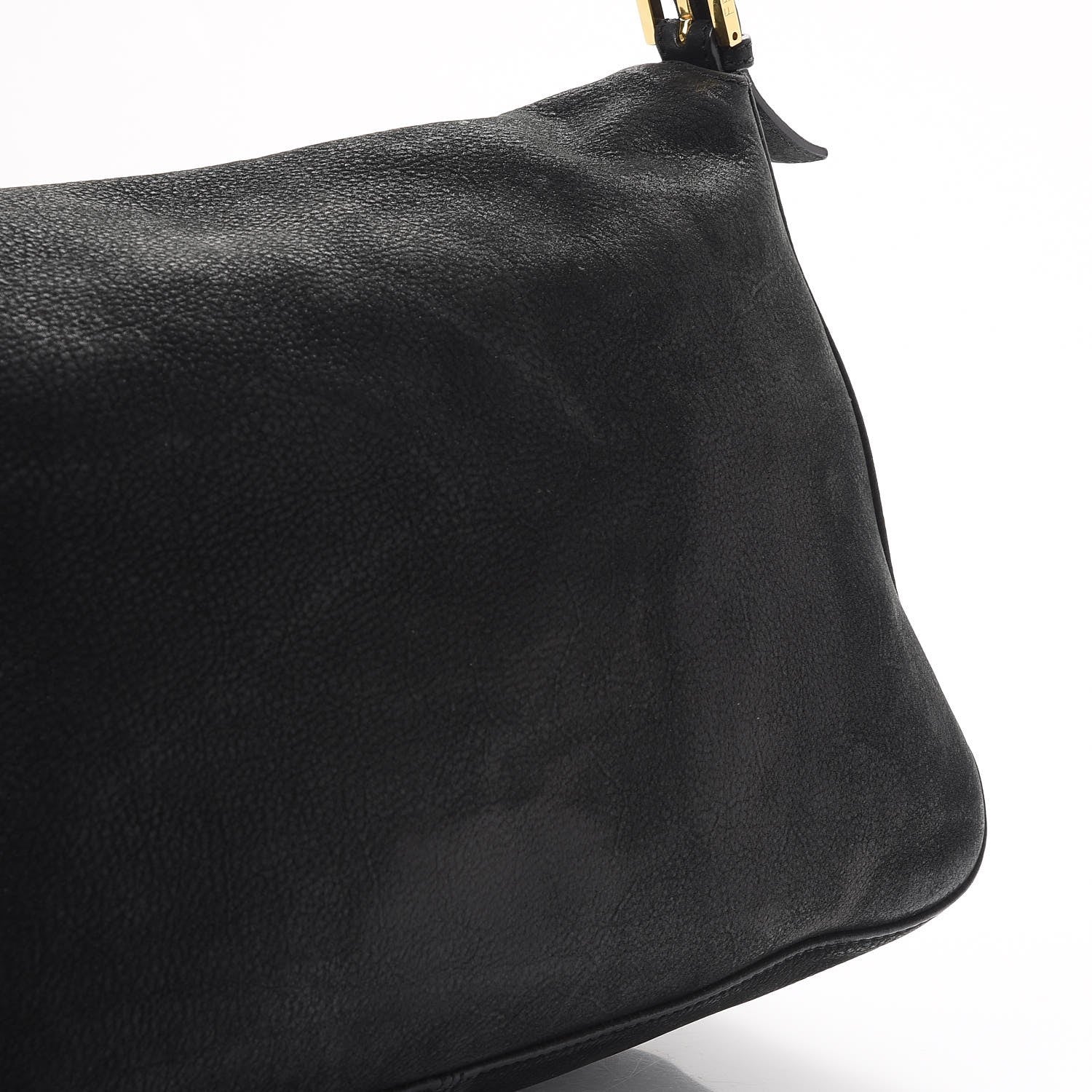 Fendi Vitello Savana Big Mama Baguette Black Tartaruga Natural 13 of 16