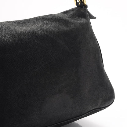 Fendi Vitello Savana Big Mama Baguette Black Tartaruga Natural 13 of 16