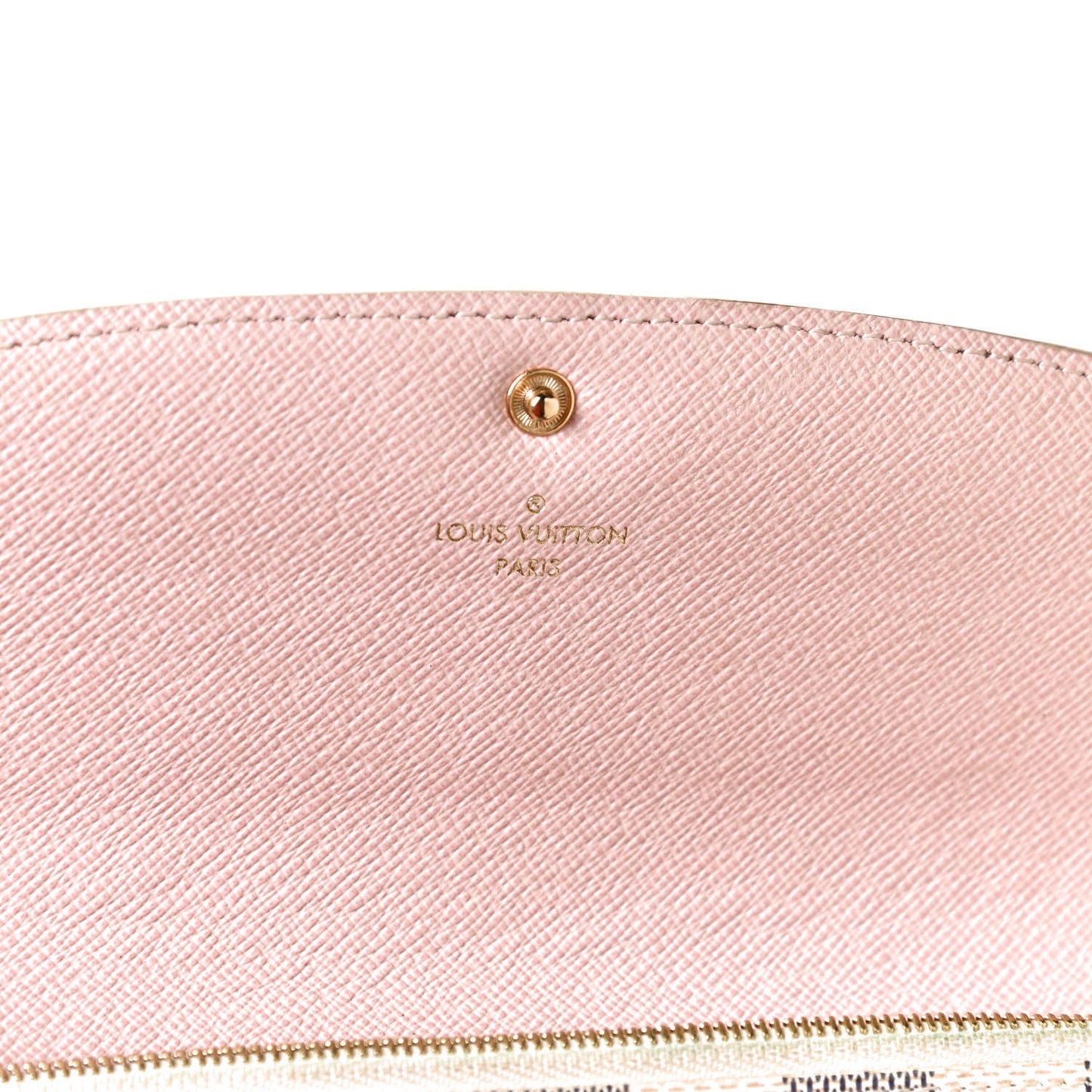 Damier Azur Emilie Wallet Rose Ballerine