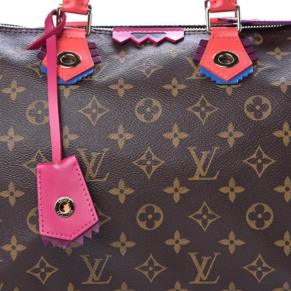 Louis Vuitton Monogram Totem Speedy 30 Flamingo 10 of 10