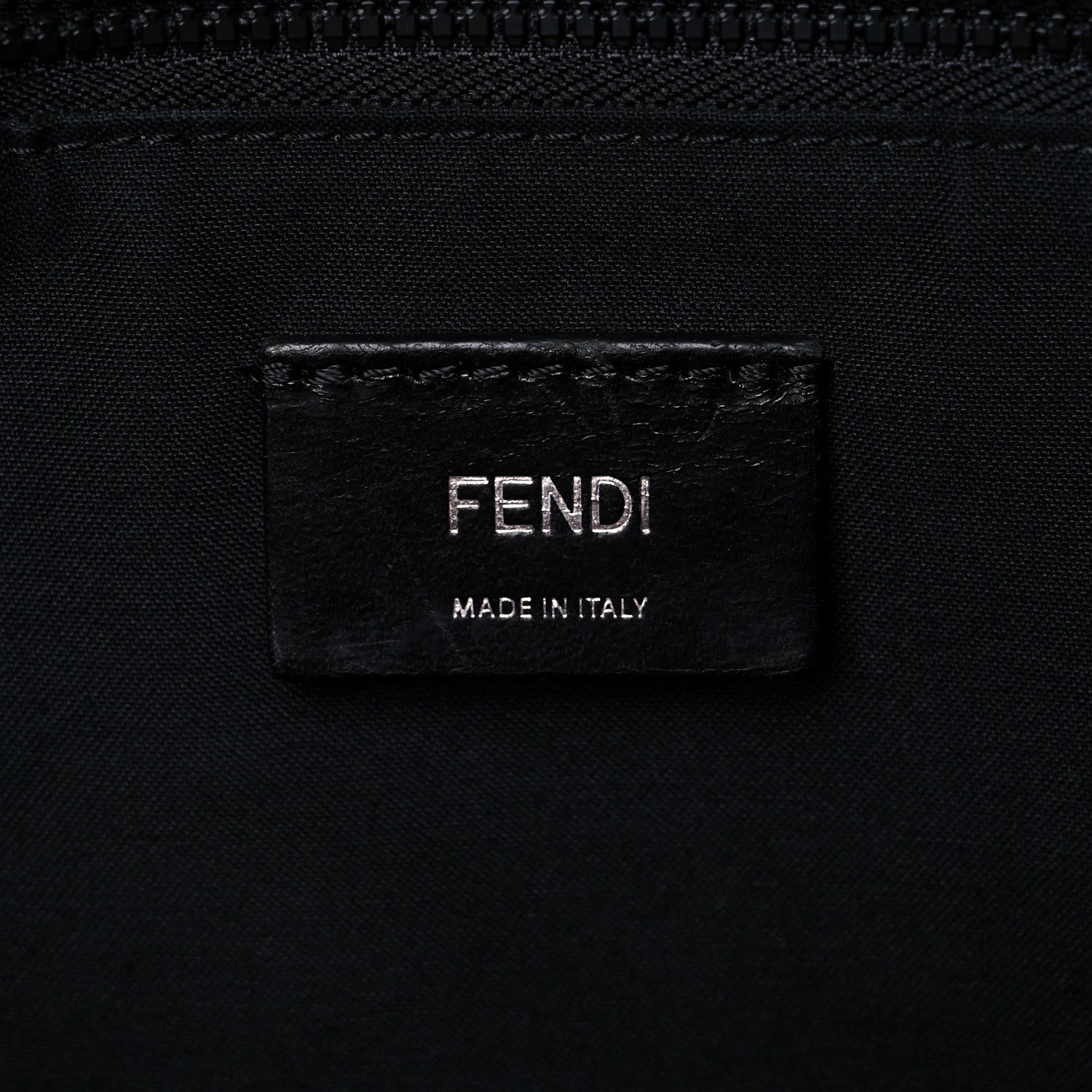 Fendi Vitello Grace Century Stamp Patch Lui Urban Briefcase Blue Scuro Sunflower 5 of 14