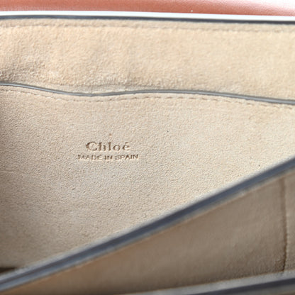 Chloe Suede Calfskin Small Faye Shoulder Bag Tobacco 6 of 13